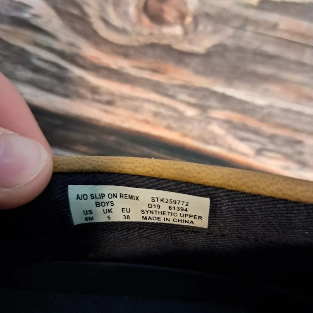 Sperry Top-Sider AO Slip On Remix Tan Boat Shoes Men's 6M
